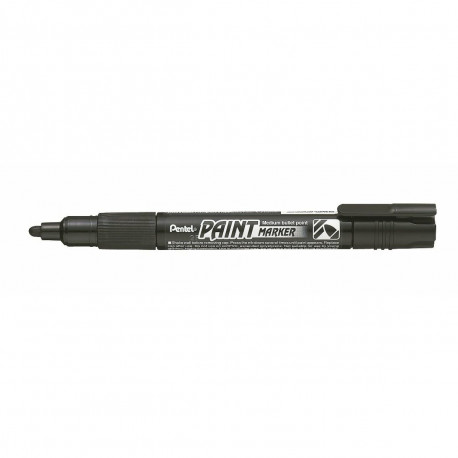 Püsimarker Pentel Must 12 Tükid, osad