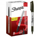 Püsimarker Sharpie Fine Püsiv Must 24 Ühikut