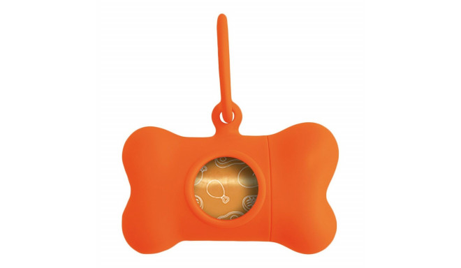 Pet Bag Dispenser United Pets Bon Ton Neon Dog Orange (8 x 4,2 x 5 cm)