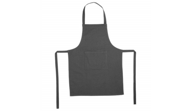 Apron with Pocket Atmosphera Black Cotton (60 x 80 cm)