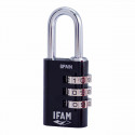 Koodlukk IFAM Combi30 Must Alumiinium Kroomitud teras (3 cm)