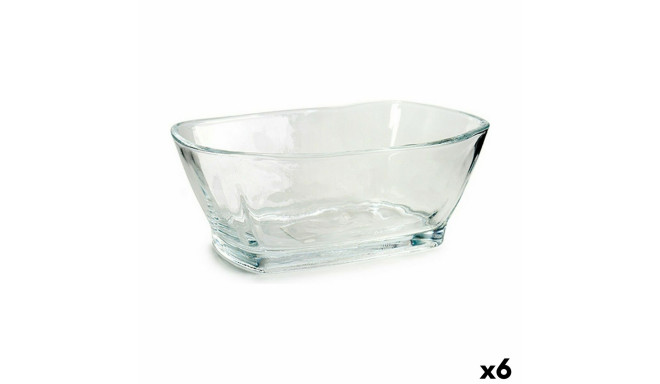 Bowl Transparent Glass 340 ml (6 Units)