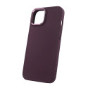 Satin case for iPhone 14 6,1" burgundy