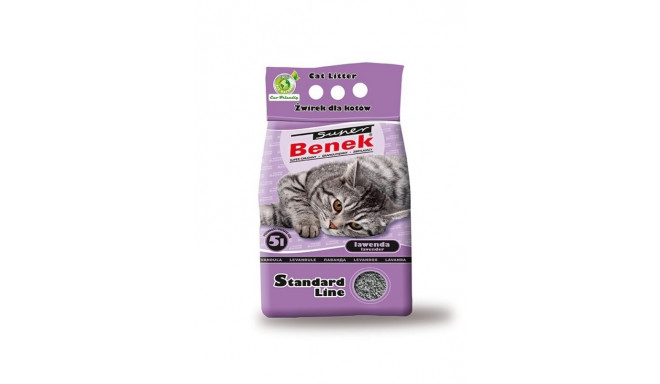 Certech Super Benek Standard Lavender - Cat Litter Clumping 5 l
