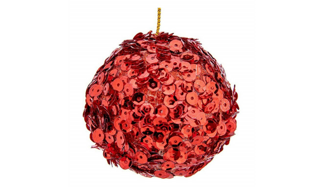 Christmas Baubles Krist+ 79545 Red Plastic Ø 10 cm 6 Units