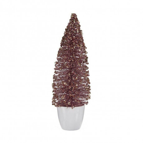 Christmas Tree Medium 10 x 33 x 10 cm Pink Golden