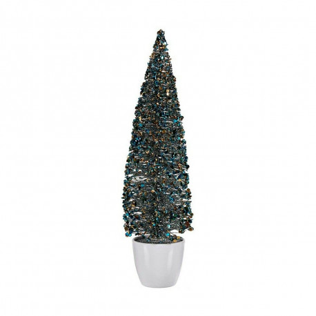 Christmas Tree Krist+ 2402/15-2-6 2402/15-2-6 Blue Golden Plastic 10 x 38 x 10 cm