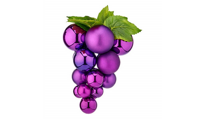 Christmas Bauble Krist+ 01853 01853 Purple Plastic Grapes