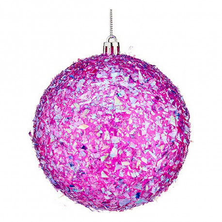 Christmas Baubles Krist+ 00989-8 00989-8 Purple Ø 10 cm 6 Units
