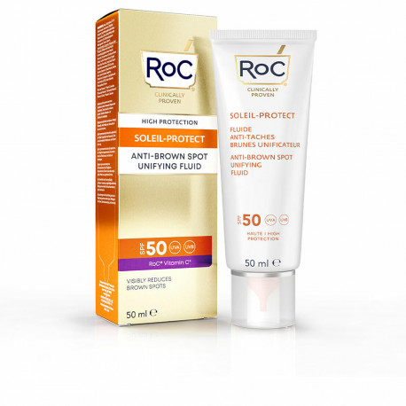 Päikeseblokeerija Roc Pigmendilaikude vastane ravi SPF 50 (50 ml)
