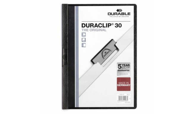 Папка-портфолио Durable DURACLIP 30 A4 Чёрный A4 25 Предметы