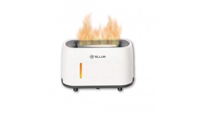 Tellur Flame aroma diffuser 240ml, 12 hours, remote control, white