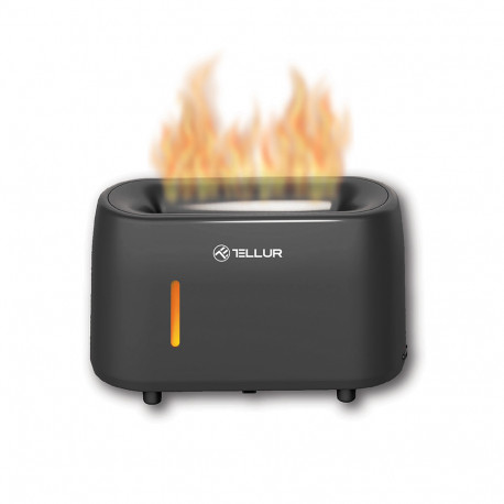 Tellur Flame aroma diffuser 240ml, 12 hours, remote control, grey