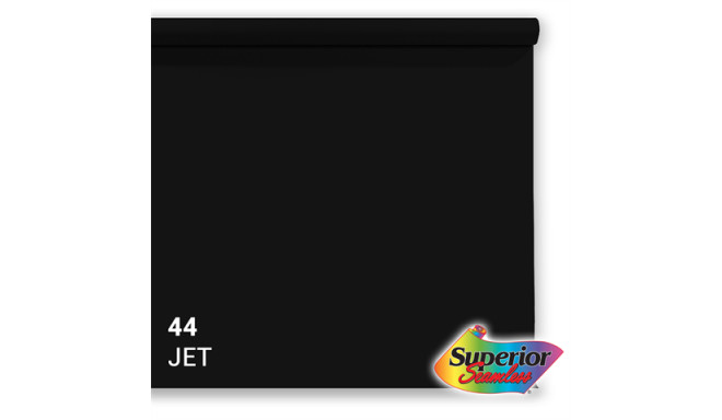 Superior background paper 44 2.18x11m, jet black