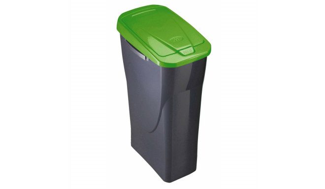 Atkārtoti Pārstrādājamo Atkritumu Tvertne Mondex Ecobin Zaļš Ar vāku 25 L