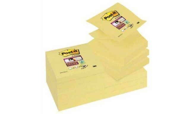 Sticky Notes Post-it CANARY YELLOW Yellow 7,6 x 7,6 cm 12 Pieces 76 x 76 mm