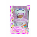 BAMBOLINA baby doll with sleeping bag with light and melody, FB375