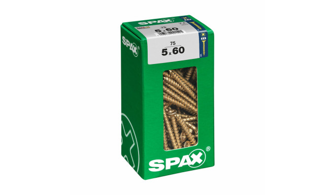 Box of screws SPAX Wood screw Flat head (5 x 60 mm) (5,0 x 60 mm)