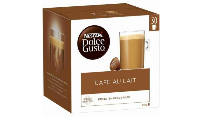 Coffee Capsules Nescafé Dolce Gusto Cafe Au Lait 1 Unit 30 Units