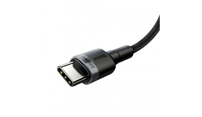 Baseus CATKLF-ALG1 USB-C - USB-C PD QC cable 100W 5A 2m - gray