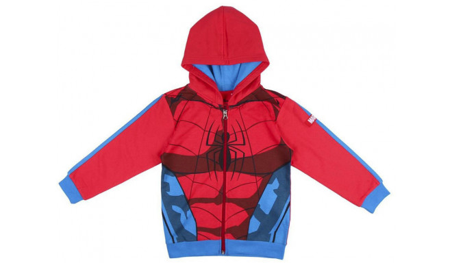 Spiderman sweatshirt 4y, red