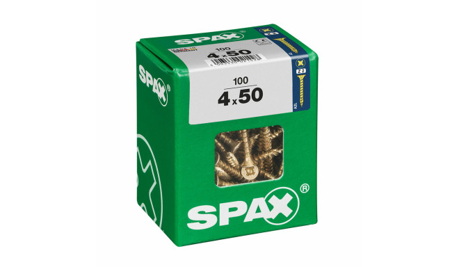 Box of screws SPAX Wood screw Flat head (4 x 50 mm) (4,0 x 50 mm)