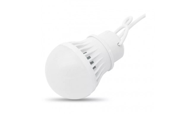 LED bulb to USB A warm white light 200 lm 3W 1 m white