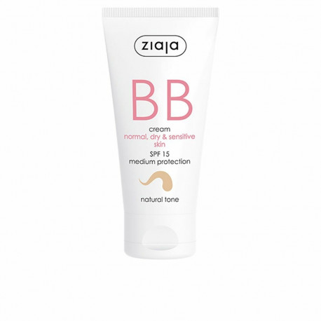 Värviga Niisutav Kreem Ziaja Bb Cream Naturaalne Spf 15 50 ml