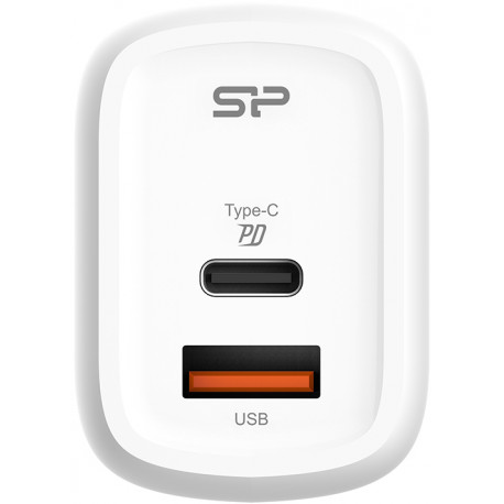 Silicon Power laadija USB-C/USB QM25 30W, valge