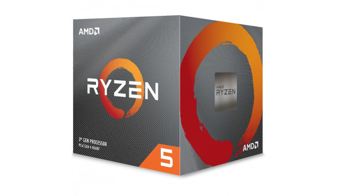 AMD CPU AM4 Ryzen 5 6 Core Box 3600 3,6GHz MAX Boost 4,2GHz 6xCore 32MB 95W with Wraith Stealth Cooler 