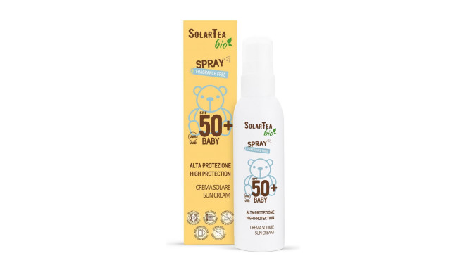 BEMA SOLARTEA BIO CREMA SOLAR BEBE SPRAY SIN FRAGANCIA 100ML VAPORIZADOR