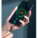 Baseus Cafule nylonový kabel USB Type C Power Delivery 2.0 100W 20V 5A 2m šedý (CATKLF-ALG1)