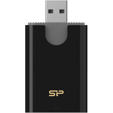 Silicon Power mälukaardilugeja Combo USB 3.2, must