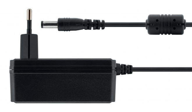 AC adapter DELTACO 100-240 V AC 50/60 Hz till 12 V DC, 3 A, 1.5 m, black / PS12-30B