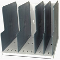 Document Classifier Exacompta Modulotop Vertical 5 compartments Grey polystyrene (30 x 28,8 x 25,5 c