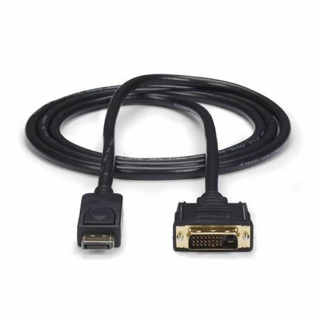 DisplayPort uz DVI Adapteris Startech DP2DVI2MM6 (1,8 m) Melns 1.8 m
