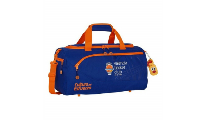 Sporta soma Valencia Basket Zils Oranžs (50 x 25 x 25 cm)