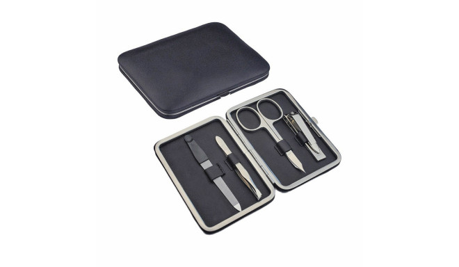 Manicure Set Touch of Beauty Black polypropylene