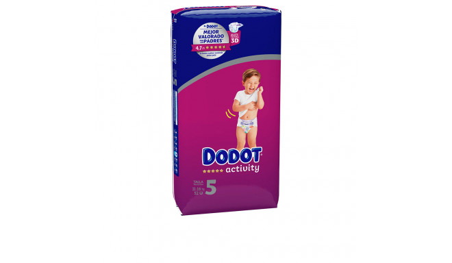 DODOT ACTIVITY talla 5 pañales 11-16 kg 52 u