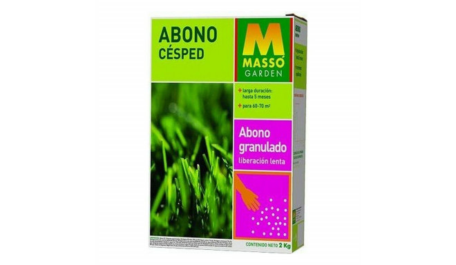 Non-organic fertiliser Massó Granules Grass 2 Kg 2 L