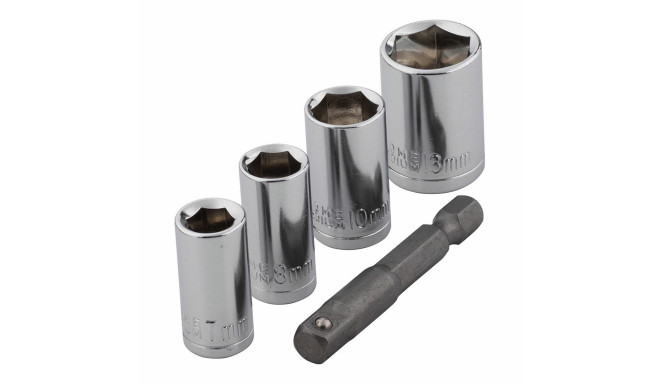 Set Wolfcraft 2413000 5 Pieces Socket set