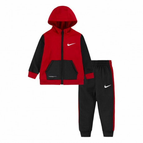 Tracksuit for Adults Nike Therma Fit Red Black Men (2 Years ...