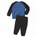 Children’s Tracksuit Puma Minicats Essentials Raglan Black Blue (12-18 Months)