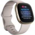 Fitbit Sense, lunar white/soft gold stainless steel (open package)