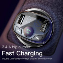 Baseus car charger-FM transmitter CCTM-01 Bluetooth 2xUSB MicroSD