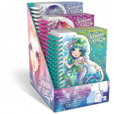Nebulous Stars mini designer notebook, assorted (11587)