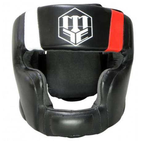 Leather boxing sparring helmet KSS-MFE-PL 02MFE01-M (L)