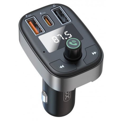 XO FM transmitter + charger BCC06, black