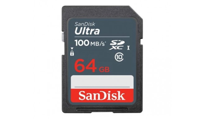 SanDisk mälukaart SDXC 64GB Ultra UHS-I Class 10