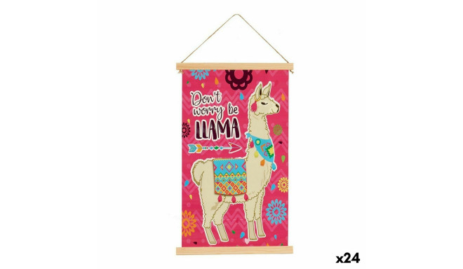 Canvas Llama (1 x 54 x 33 cm) (24 gb.)